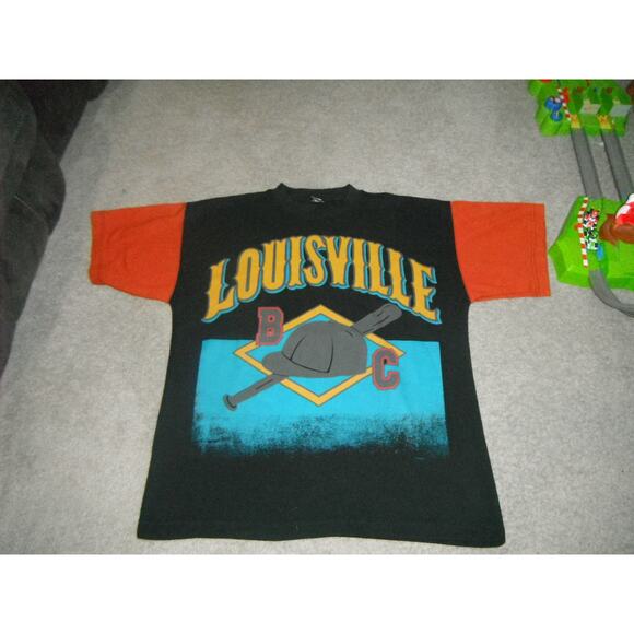 Vintage 90s Underground Railroad Louisville Black Caps Shirt XXL - Picture 2 of 5